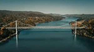 white bridge over blue sea during daytime jigsaw puzzle