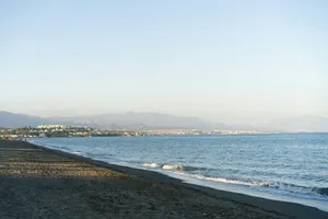 A view of the ocean from a beach jigsaw puzzle