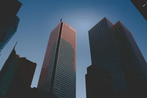 worm's eye view of high-rise city buildings during daytime jigsaw puzzle
