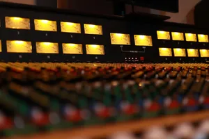 a close up of a sound mixing console jigsaw puzzle