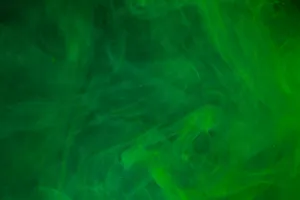 a green background with a lot of smoke jigsaw puzzle