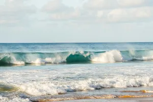 ocean waves under white clouds during daytime jigsaw puzzle