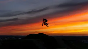 a person riding a bike jigsaw puzzle