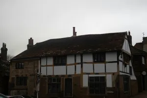 Historic timber-framed house with stone accents. jigsaw puzzle