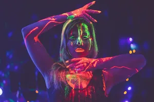 neon jigsaw puzzle