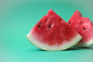 sliced watermelon on green surface jigsaw puzzle
