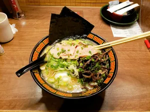 ramen dish on brown ceramic bowl jigsaw puzzle