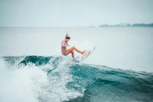 a man surfing on the waves jigsaw puzzle