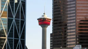 red and white tower during daytime jigsaw puzzle