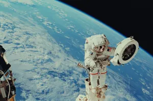 NASA astronaut performs extravehicular activity jigsaw puzzle