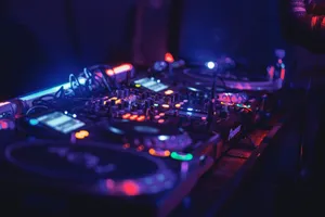 black and blue audio mixer jigsaw puzzle
