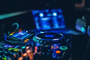 lighted DJ mixer jigsaw puzzle