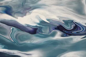an abstract painting with blue and purple colors jigsaw puzzle