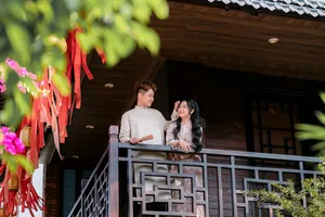ao dai couple jigsaw puzzle