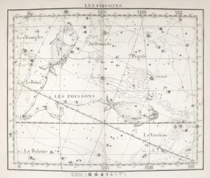 Celestial chart of the constellation pisces jigsaw puzzle
