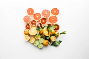 sliced fruit on white surface jigsaw puzzle