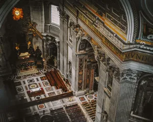 a large ornate room with a large staircase jigsaw puzzle
