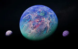a group of planets in the dark sky jigsaw puzzle
